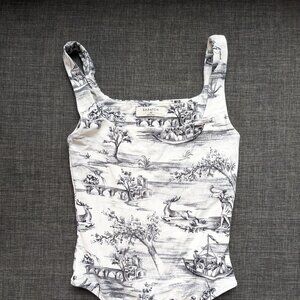 Aritzia Babaton Contour Squareneck Tank Bodysuit